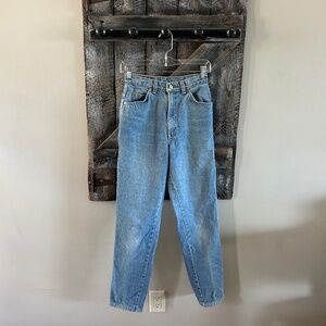 Women's Vintage Levi's Burgundy Tab Blue Jeans